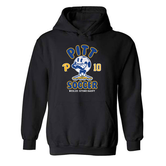 Pittsburgh - NCAA Women's Soccer : Weslee Istone-Haupt - Fashion Shersey Hooded Sweatshirt-0
