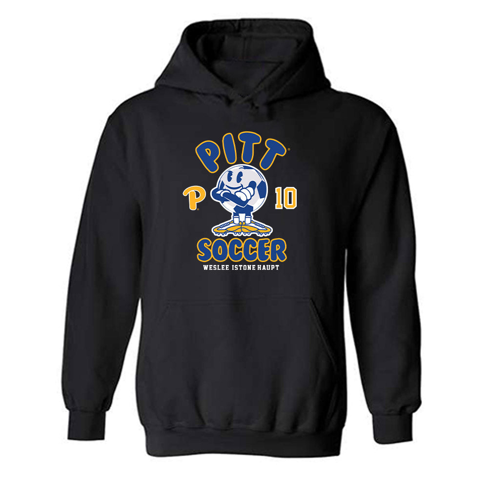 Pittsburgh - NCAA Women's Soccer : Weslee Istone-Haupt - Fashion Shersey Hooded Sweatshirt-0