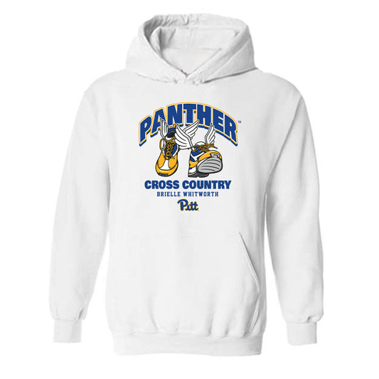Pittsburgh - NCAA Women's Cross Country : Brielle Whitworth - Fashion Shersey Hooded Sweatshirt-0