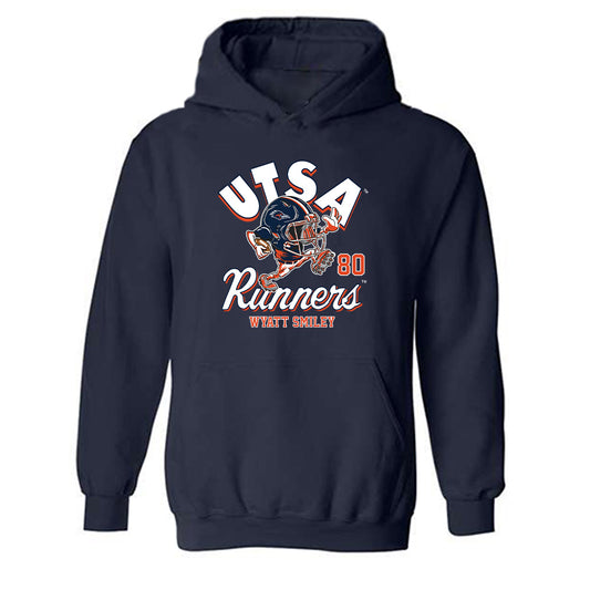 UTSA - NCAA Football : Wyatt Smiley - Fashion Shersey Hooded Sweatshirt-0