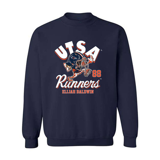 UTSA - NCAA Football : Elijah Baldwin - Fashion Shersey Crewneck Sweatshirt-0