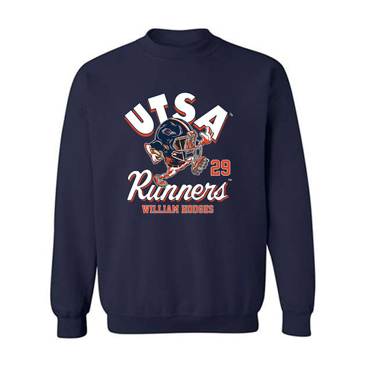 UTSA - NCAA Football : William Hodges - Fashion Shersey Crewneck Sweatshirt-0