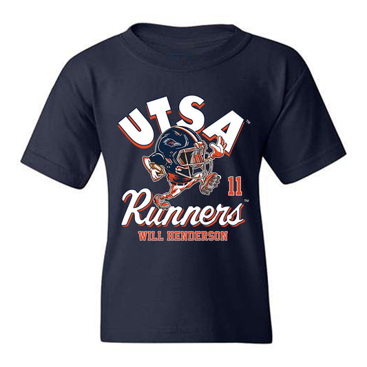 UTSA - NCAA Football : Will Henderson - Fashion Shersey Youth T-Shirt-0