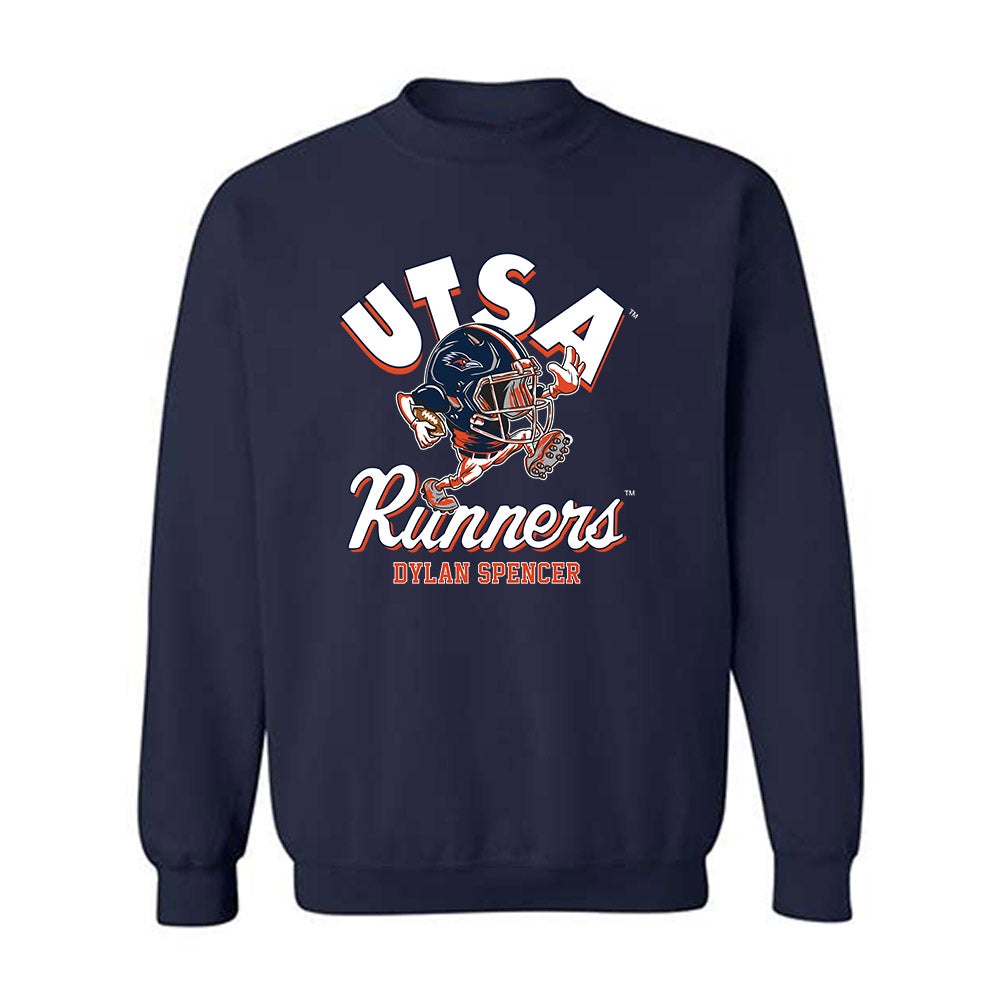 UTSA - NCAA Football : Dylan Spencer - Fashion Shersey Crewneck Sweatshirt-0