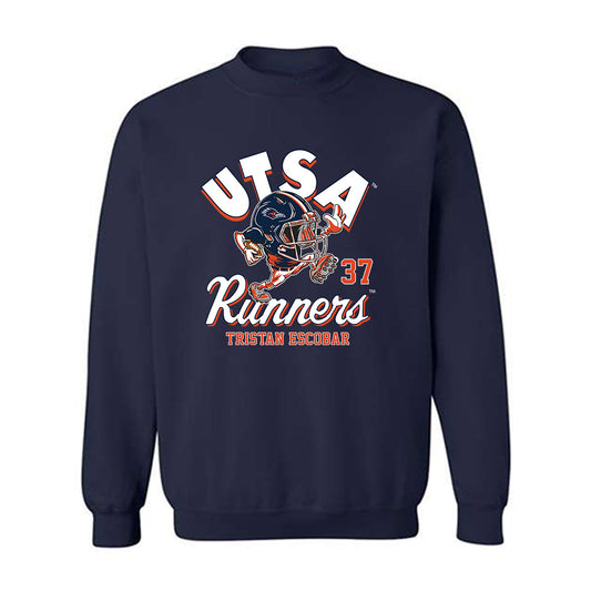 UTSA - NCAA Football : Tristan Escobar - Fashion Shersey Crewneck Sweatshirt-0