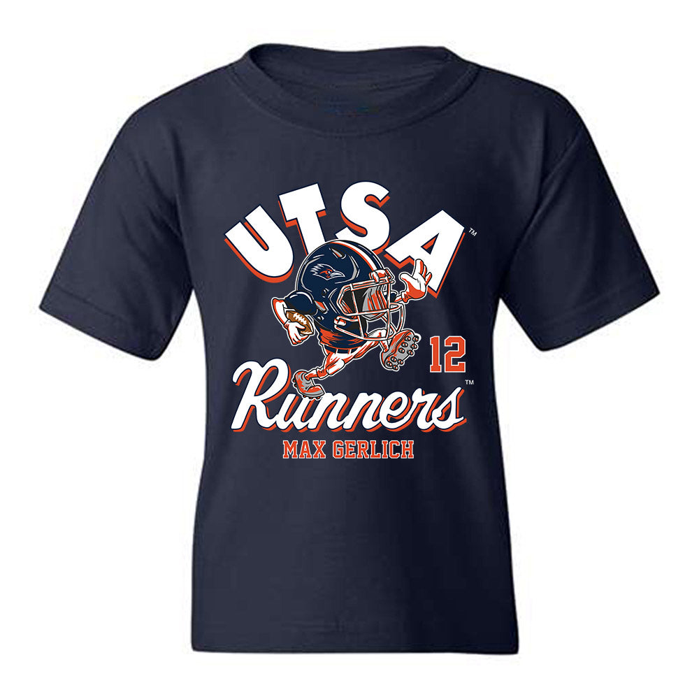 UTSA - NCAA Football : Max Gerlich - Fashion Shersey Youth T-Shirt-0