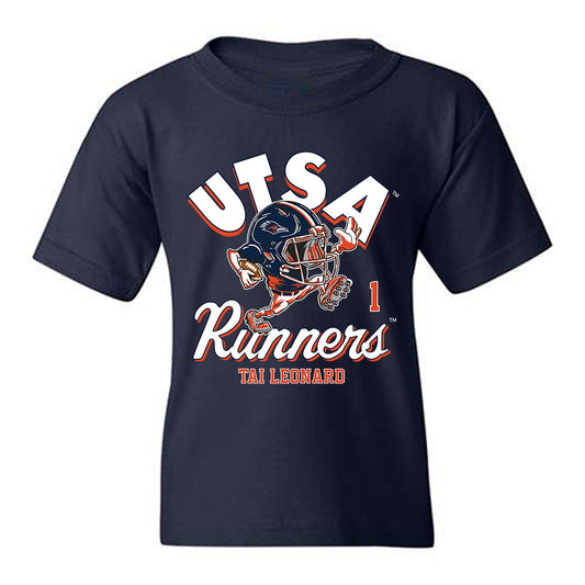 UTSA - NCAA Football : Tai Leonard - Fashion Shersey Youth T-Shirt-0