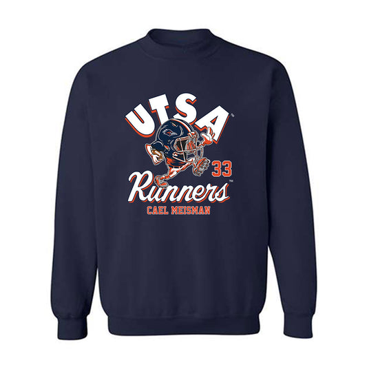 UTSA - NCAA Football : Cael Meisman - Fashion Shersey Crewneck Sweatshirt-0