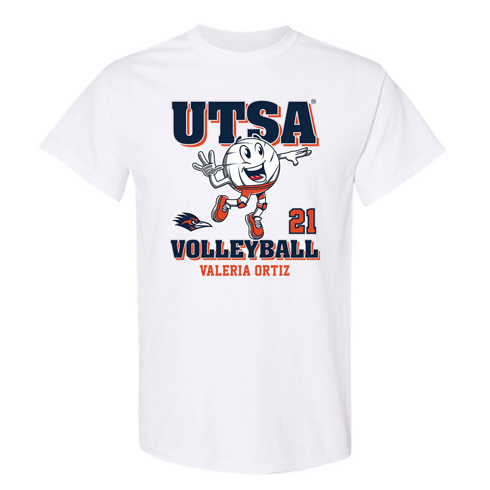 UTSA - NCAA Women's Volleyball : Valeria Ortiz - Fashion Shersey T-Shirt-0