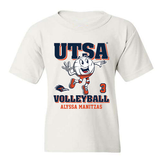 UTSA - NCAA Women's Volleyball : Alyssa Manitzas - Fashion Shersey Youth T-Shirt-0
