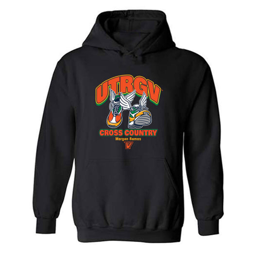 UTRGV - NCAA Women's Cross Country : Morgan Ramos - Fashion Shersey Hooded Sweatshirt-0
