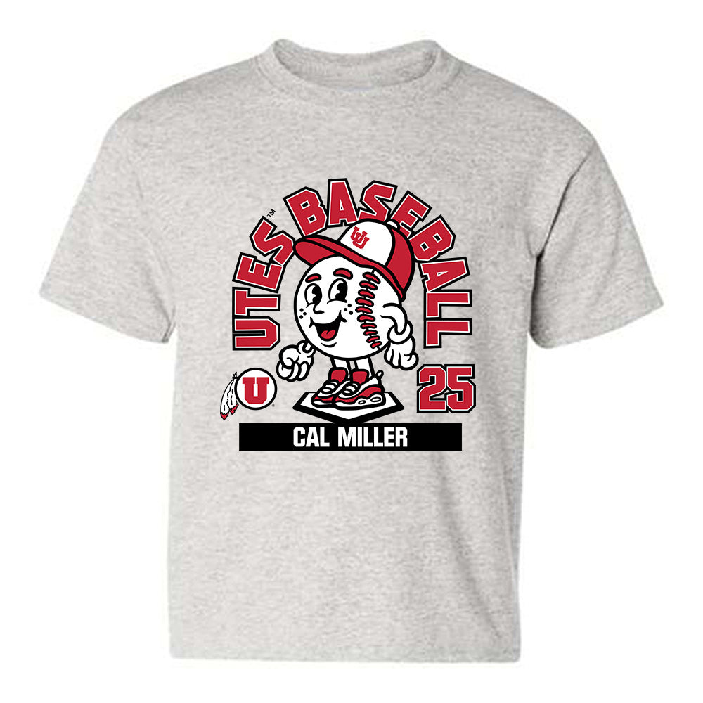 Utah - NCAA Baseball : Cal Miller - Fashion Shersey Youth T-Shirt-0