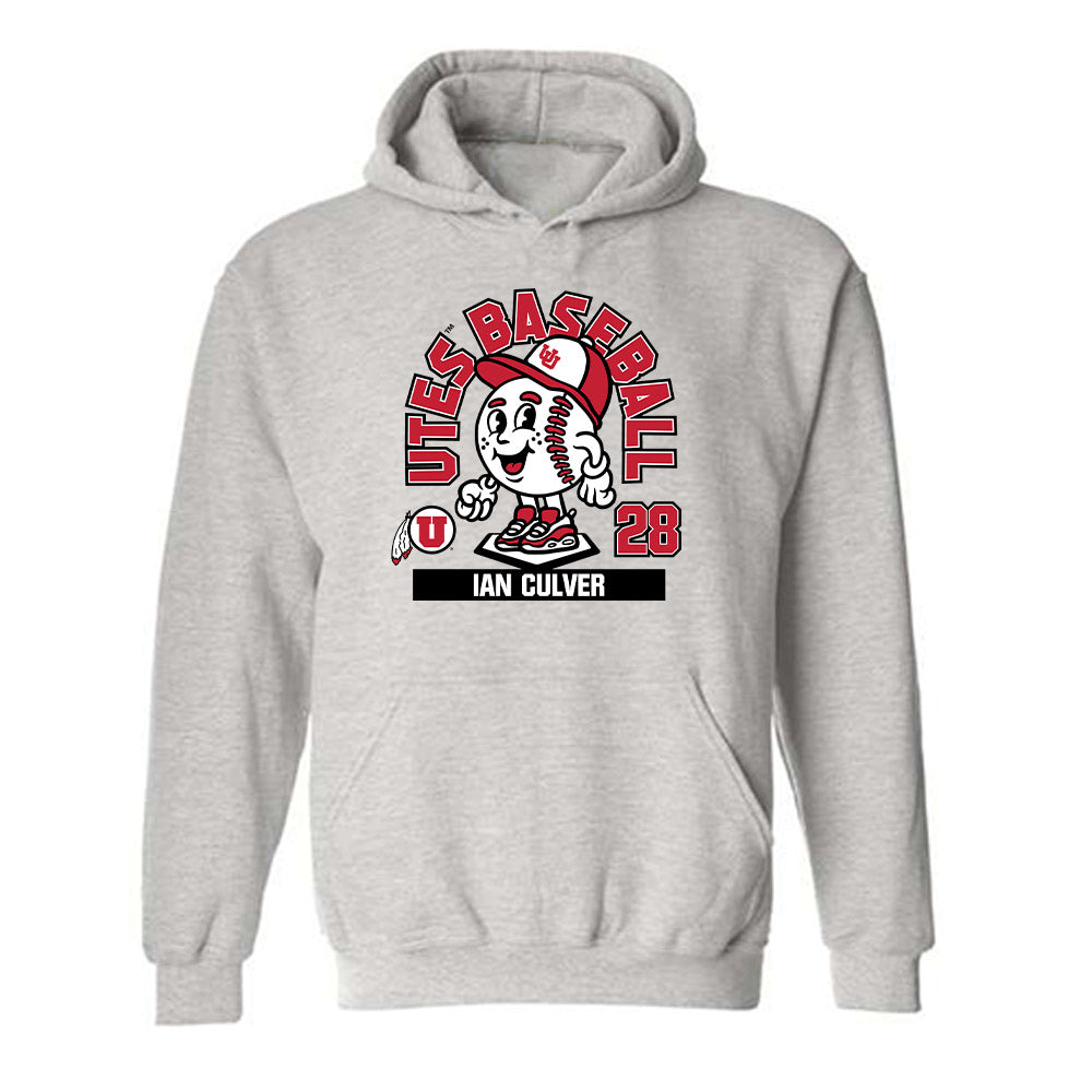 Utah - NCAA Baseball : Ian Culver - Fashion Shersey Hooded Sweatshirt-0