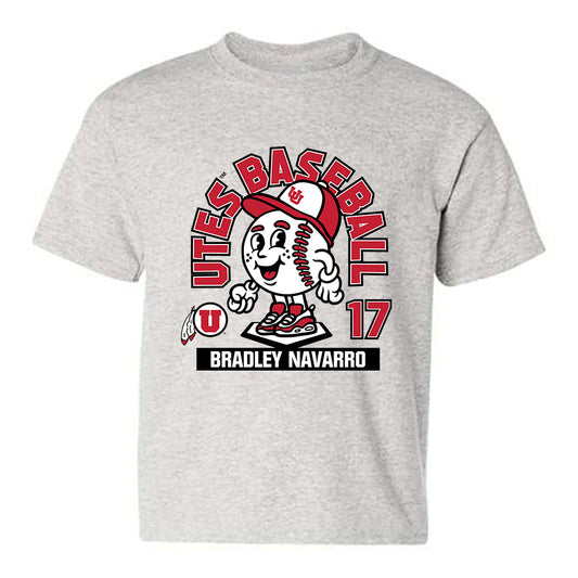 Utah - NCAA Baseball : Bradley Navarro - Fashion Shersey Youth T-Shirt-0