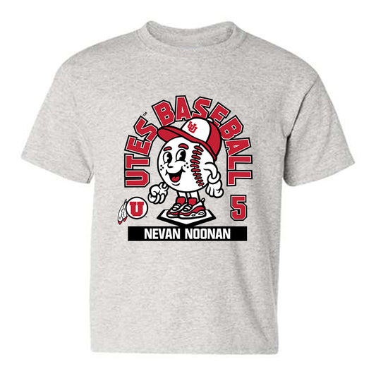 Utah - NCAA Baseball : Nevan Noonan - Fashion Shersey Youth T-Shirt-0