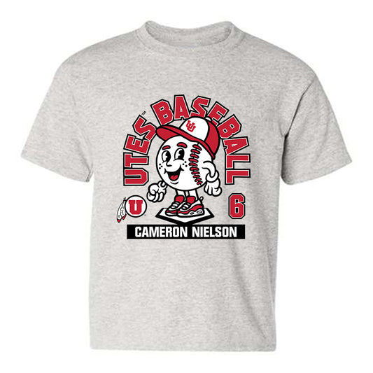 Utah - NCAA Baseball : Cameron Nielson - Fashion Shersey Youth T-Shirt-0