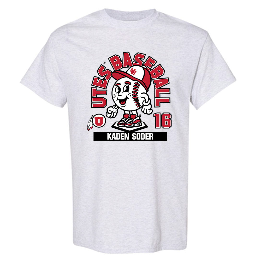Utah - NCAA Baseball : Kaden Soder - Fashion Shersey T-Shirt-0