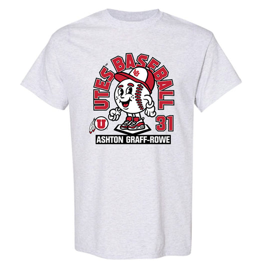 Utah - NCAA Baseball : Ashton Graff-Rowe - Fashion Shersey T-Shirt-0