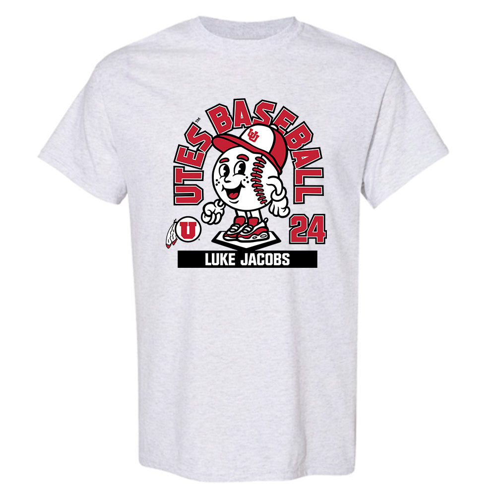 Utah - NCAA Baseball : Luke Jacobs - Fashion Shersey T-Shirt-0
