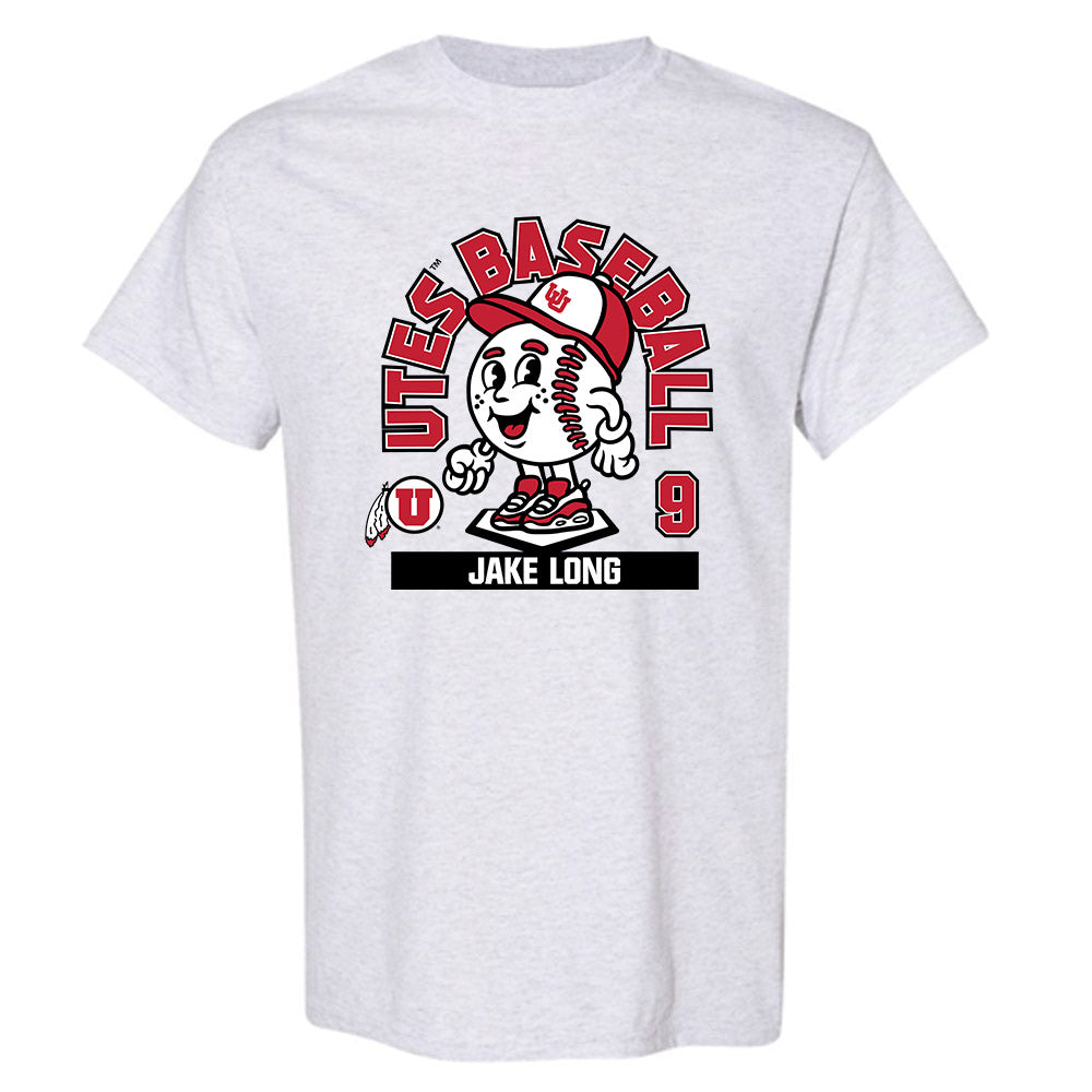 Utah - NCAA Baseball : Jake Long - Fashion Shersey T-Shirt-0