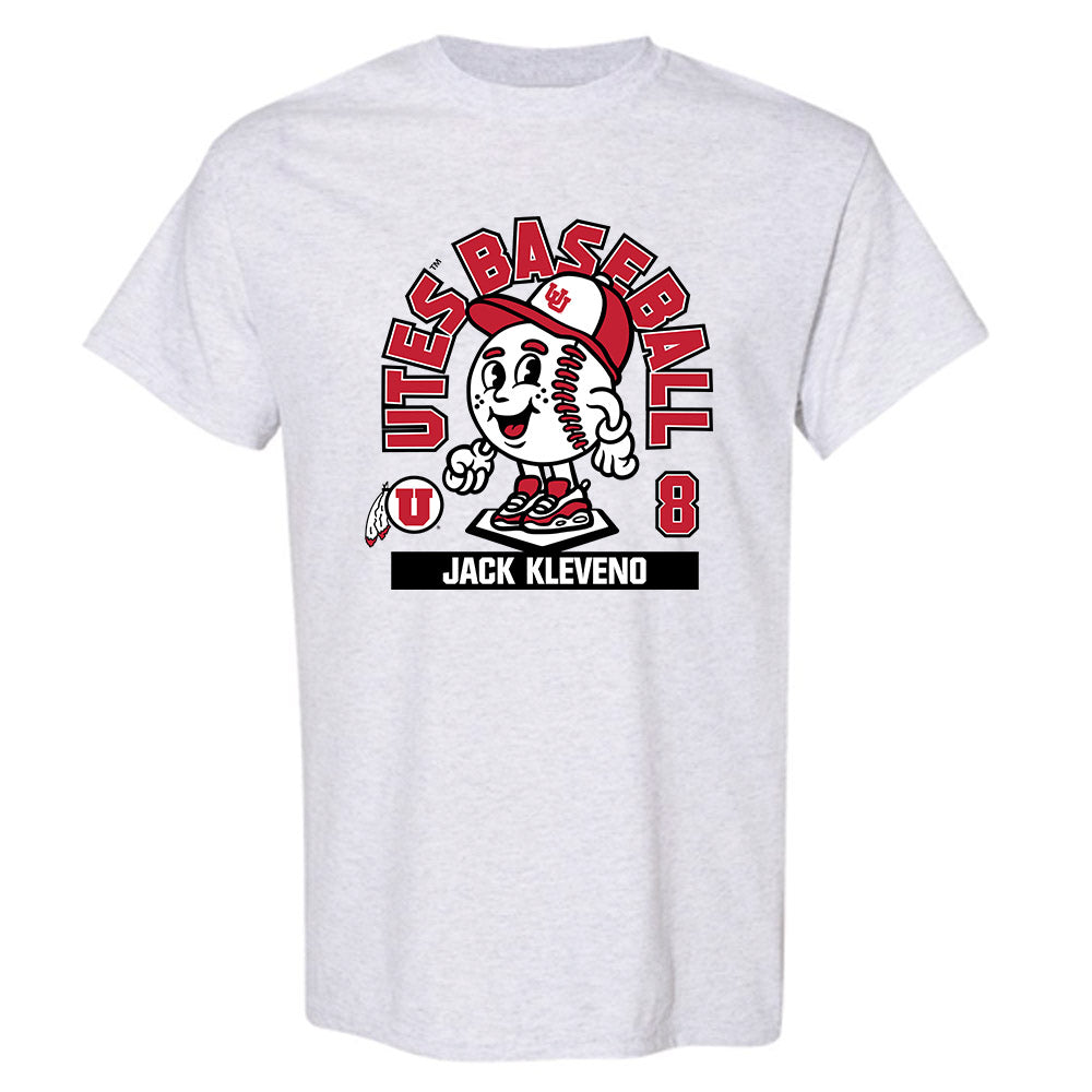 Utah - NCAA Baseball : Jack Kleveno - Fashion Shersey T-Shirt-0