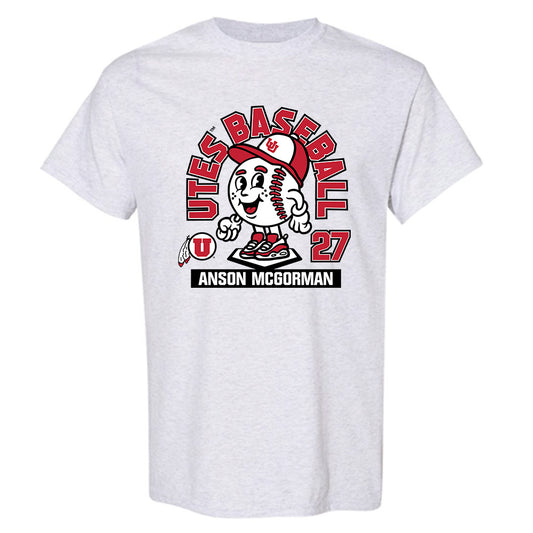 Utah - NCAA Baseball : Anson Mcgorman - Fashion Shersey T-Shirt-0