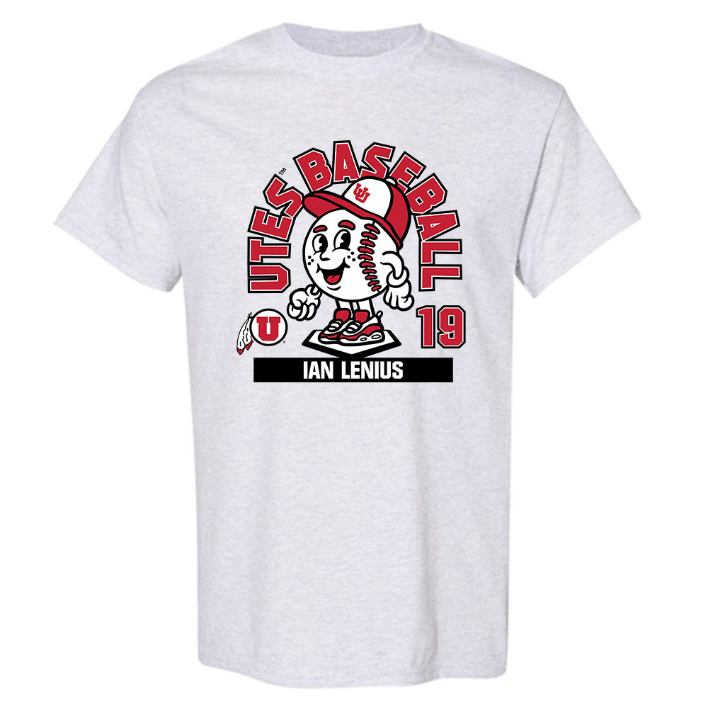 Utah - NCAA Baseball : Ian Lenius - Fashion Shersey T-Shirt-0