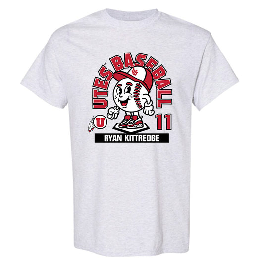 Utah - NCAA Baseball : Ryan Kittredge - Fashion Shersey T-Shirt-0