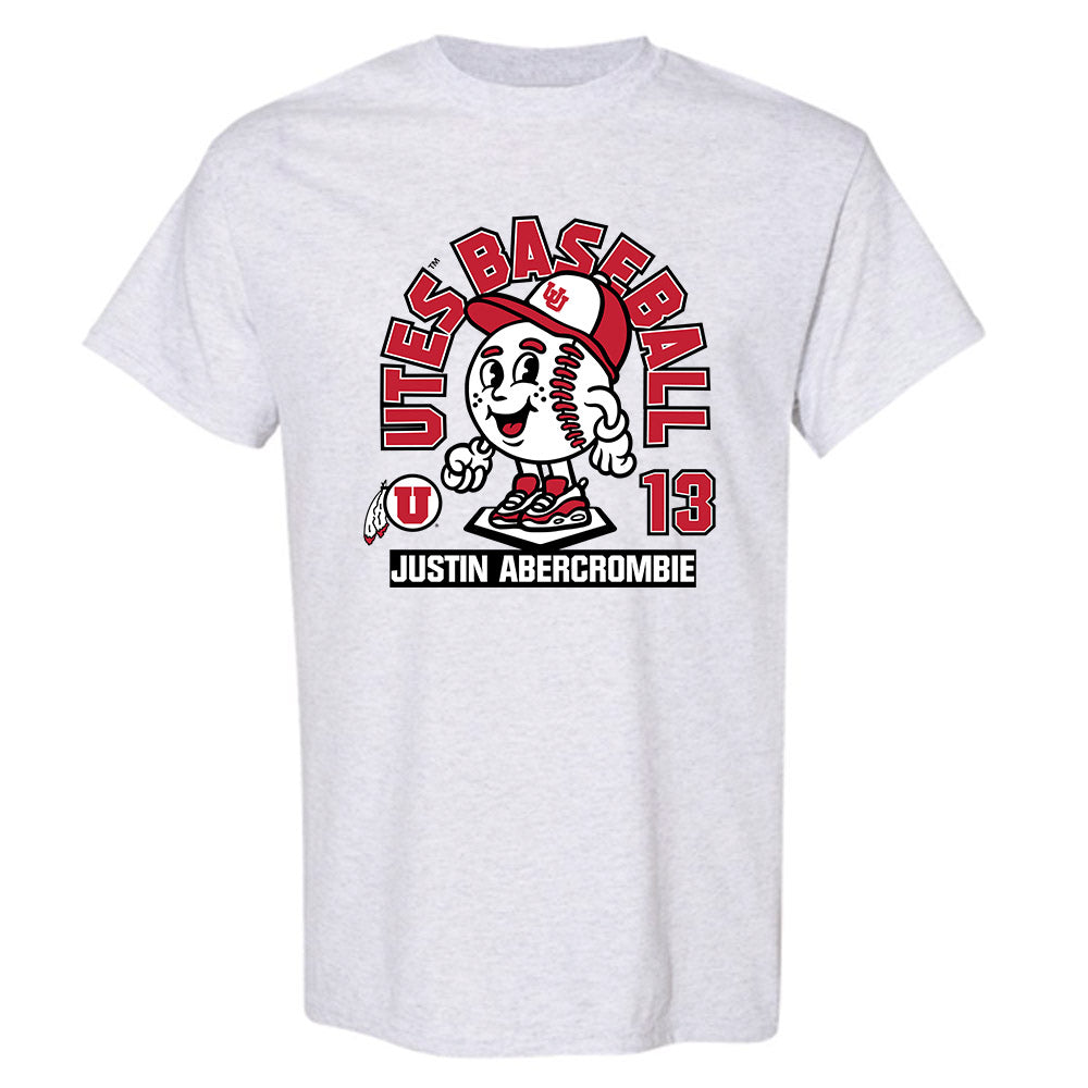 Utah - NCAA Baseball : Justin Abercrombie - Fashion Shersey T-Shirt-0