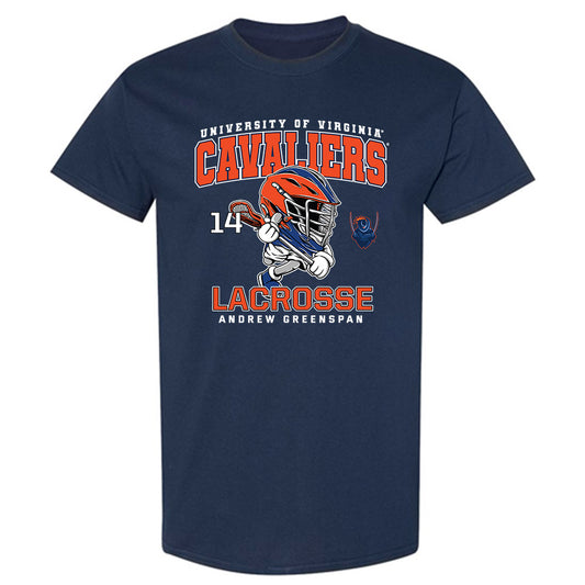 Virginia - NCAA Men's Lacrosse : Andrew Greenspan - Fashion Shersey T-Shirt-0