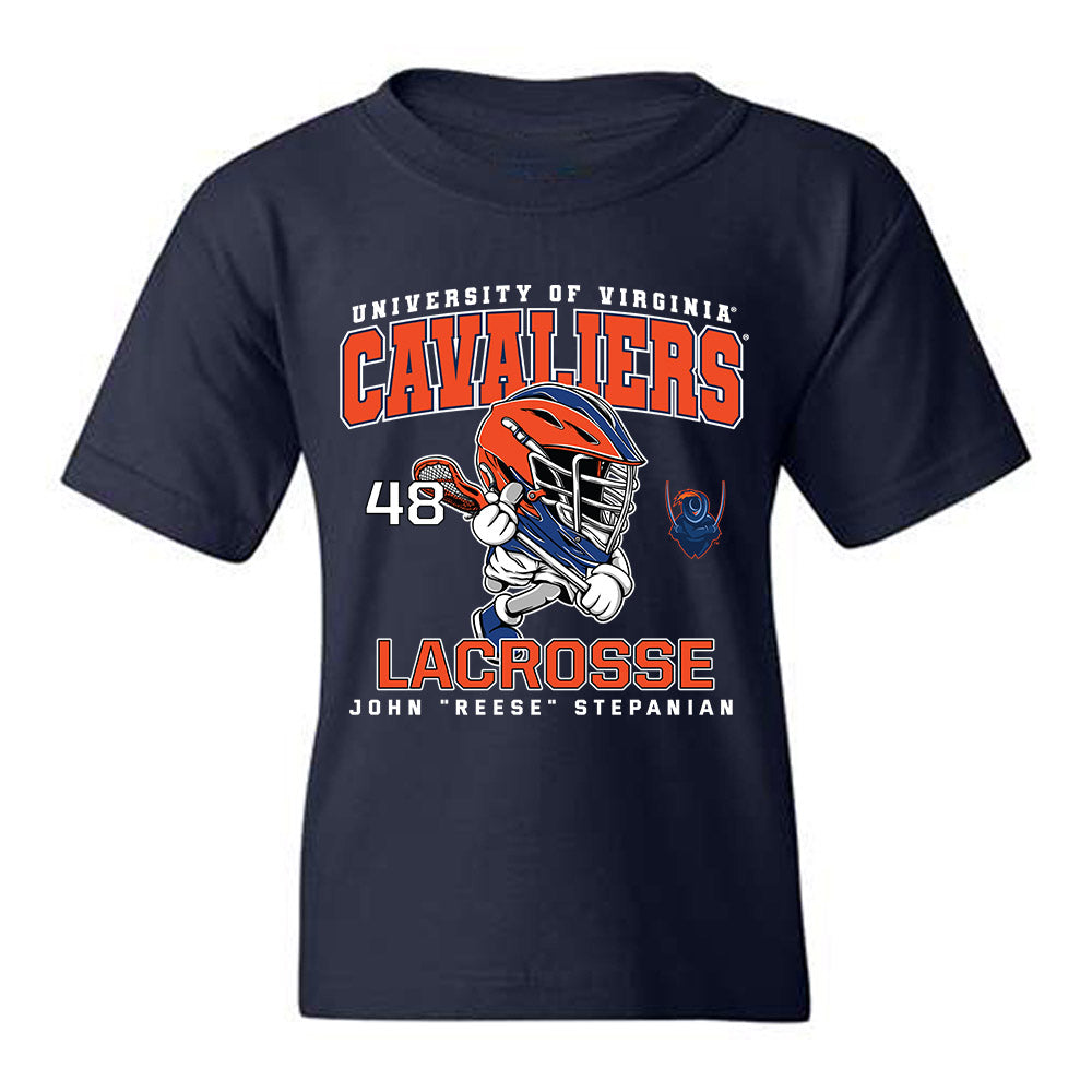 Virginia - NCAA Men's Lacrosse : John "Reese" Stepanian - Fashion Shersey Youth T-Shirt-0