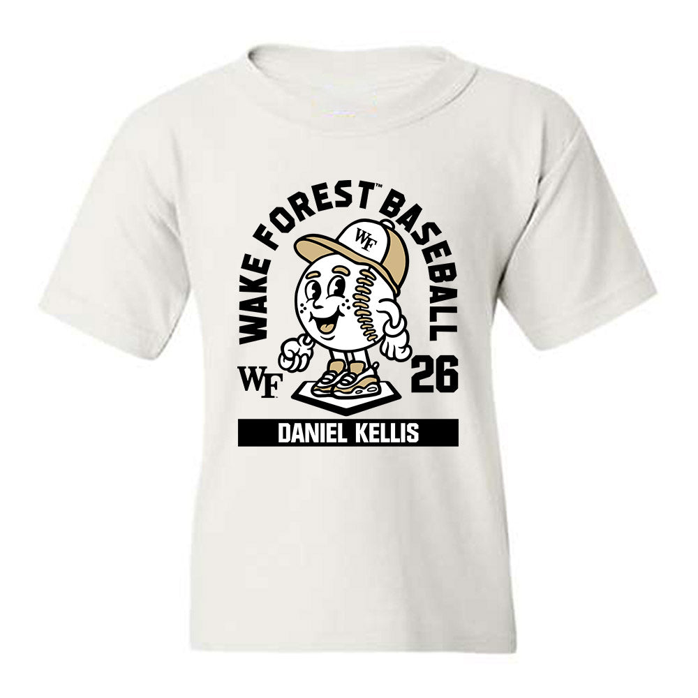 Wake Forest - NCAA Baseball : Daniel Kellis - Fashion Shersey Youth T-Shirt-0