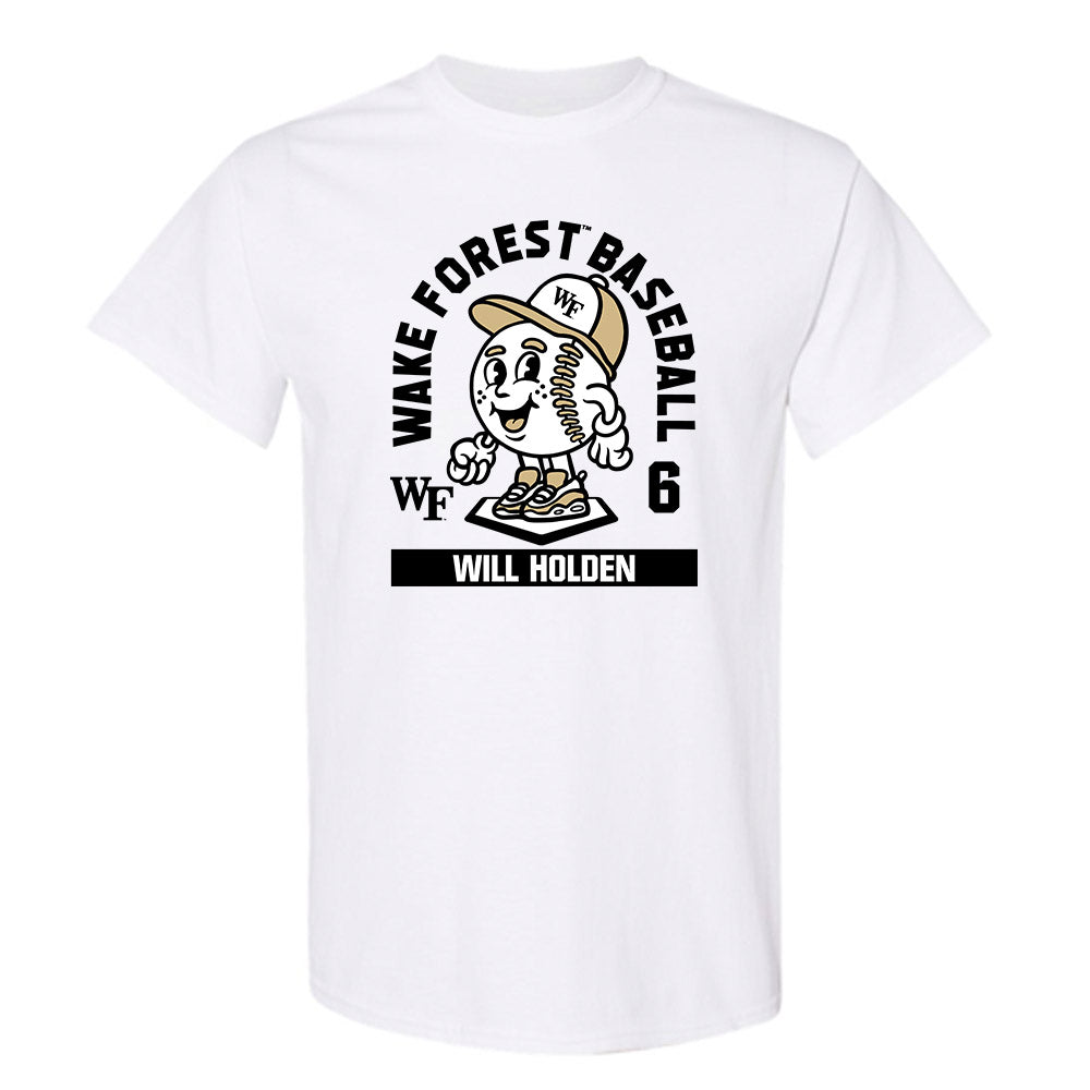 Wake Forest - NCAA Baseball : Will Holden - Fashion Shersey T-Shirt-0