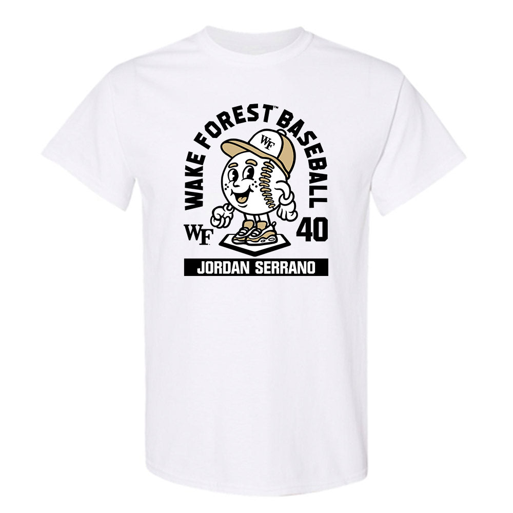 Wake Forest - NCAA Baseball : Jordan Serrano - Fashion Shersey T-Shirt-0