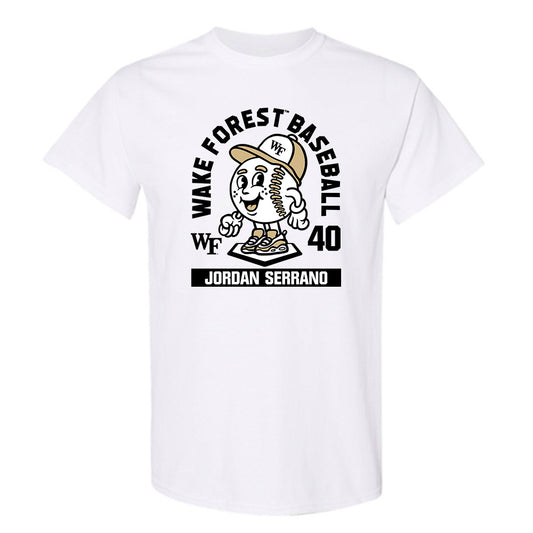 Wake Forest - NCAA Baseball : Jordan Serrano - Fashion Shersey T-Shirt-0