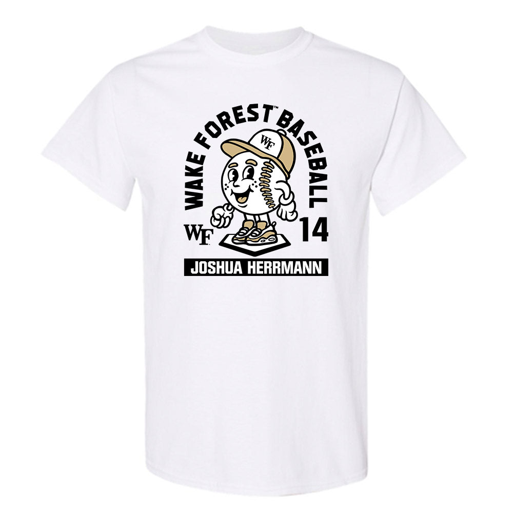 Wake Forest - NCAA Baseball : Joshua Herrmann - Fashion Shersey T-Shirt-0