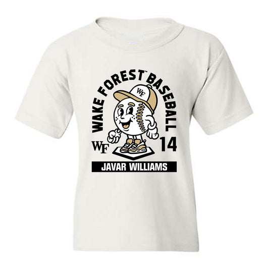 Wake Forest - NCAA Baseball : Javar Williams - Fashion Shersey Youth T-Shirt-0