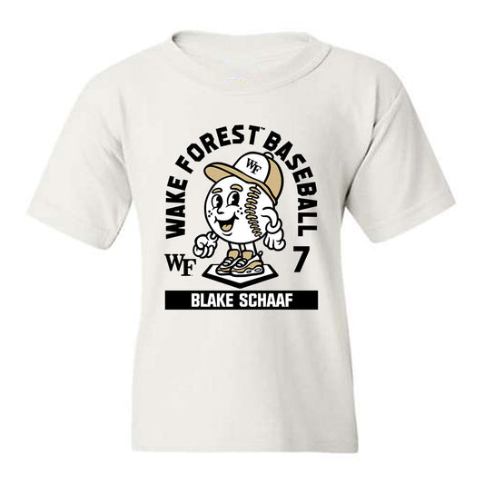 Wake Forest - NCAA Baseball : Blake Schaaf - Fashion Shersey Youth T-Shirt-0