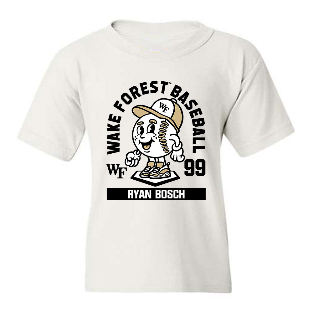 Wake Forest - NCAA Baseball : Ryan Bosch - Fashion Shersey Youth T-Shirt-0