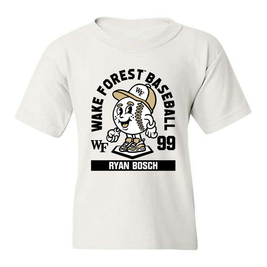 Wake Forest - NCAA Baseball : Ryan Bosch - Fashion Shersey Youth T-Shirt-0