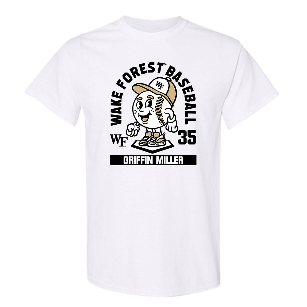 Wake Forest - NCAA Baseball : Griffin Miller - Fashion Shersey T-Shirt-0