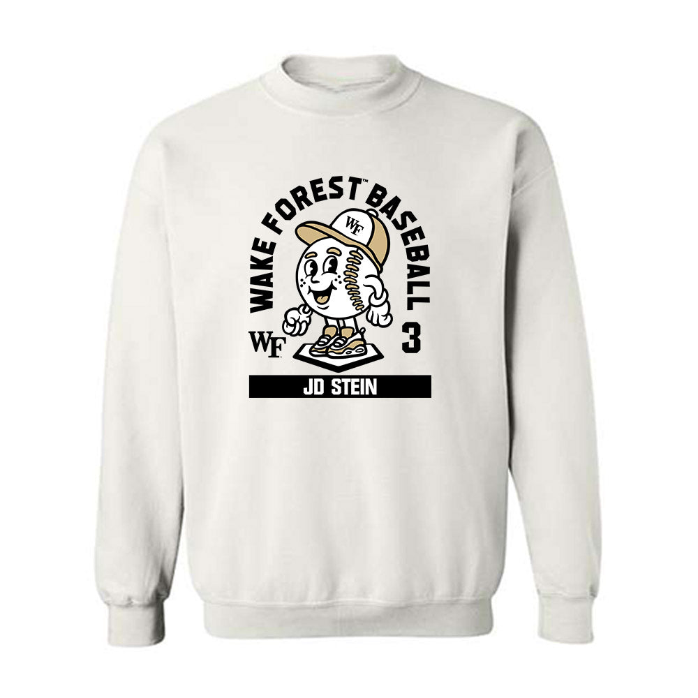 Wake Forest - NCAA Baseball : JD Stein - Fashion Shersey Crewneck Sweatshirt-0