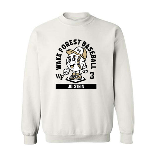 Wake Forest - NCAA Baseball : JD Stein - Fashion Shersey Crewneck Sweatshirt-0