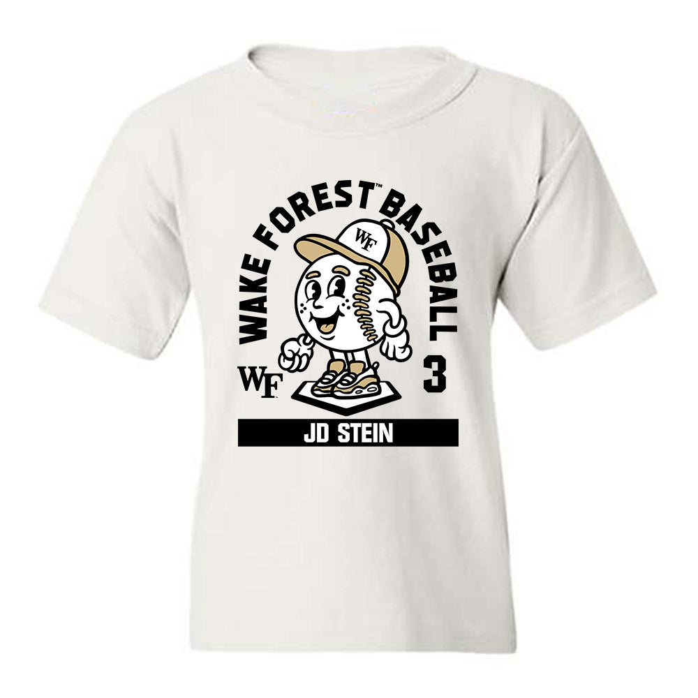 Wake Forest - NCAA Baseball : JD Stein - Fashion Shersey Youth T-Shirt-0