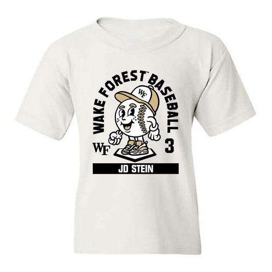 Wake Forest - NCAA Baseball : JD Stein - Fashion Shersey Youth T-Shirt-0