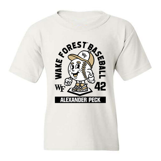 Wake Forest - NCAA Baseball : Alexander Peck - Fashion Shersey Youth T-Shirt-0