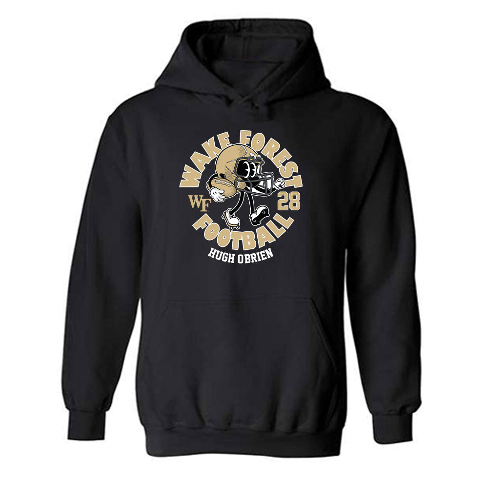 Wake Forest - NCAA Football : Hugh O'Brien - Fashion Shersey Hooded Sweatshirt-0