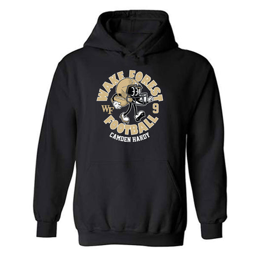 Wake Forest - NCAA Football : Camden Hardy - Fashion Shersey Hooded Sweatshirt-0