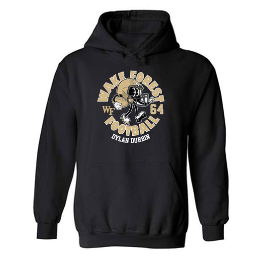Wake Forest - NCAA Football : Dylan Durbin - Fashion Shersey Hooded Sweatshirt-0
