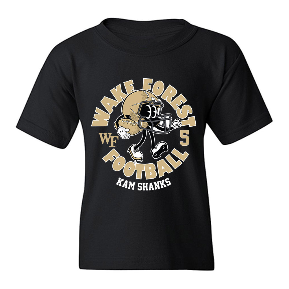 Wake Forest - NCAA Football : Kam Shanks - Fashion Shersey Youth T-Shirt-0